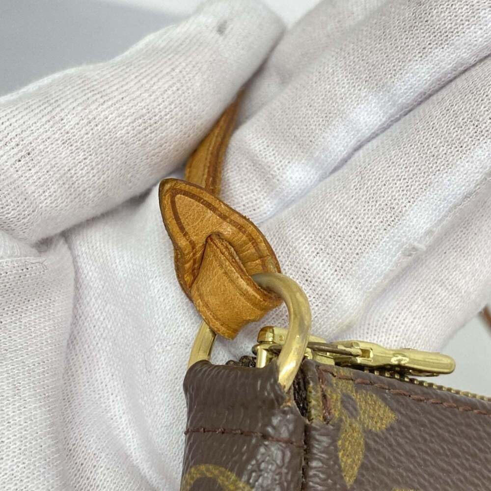 LOUIS VUITTON Brown Monogram Pochette Pouch - Picture 8 of 10